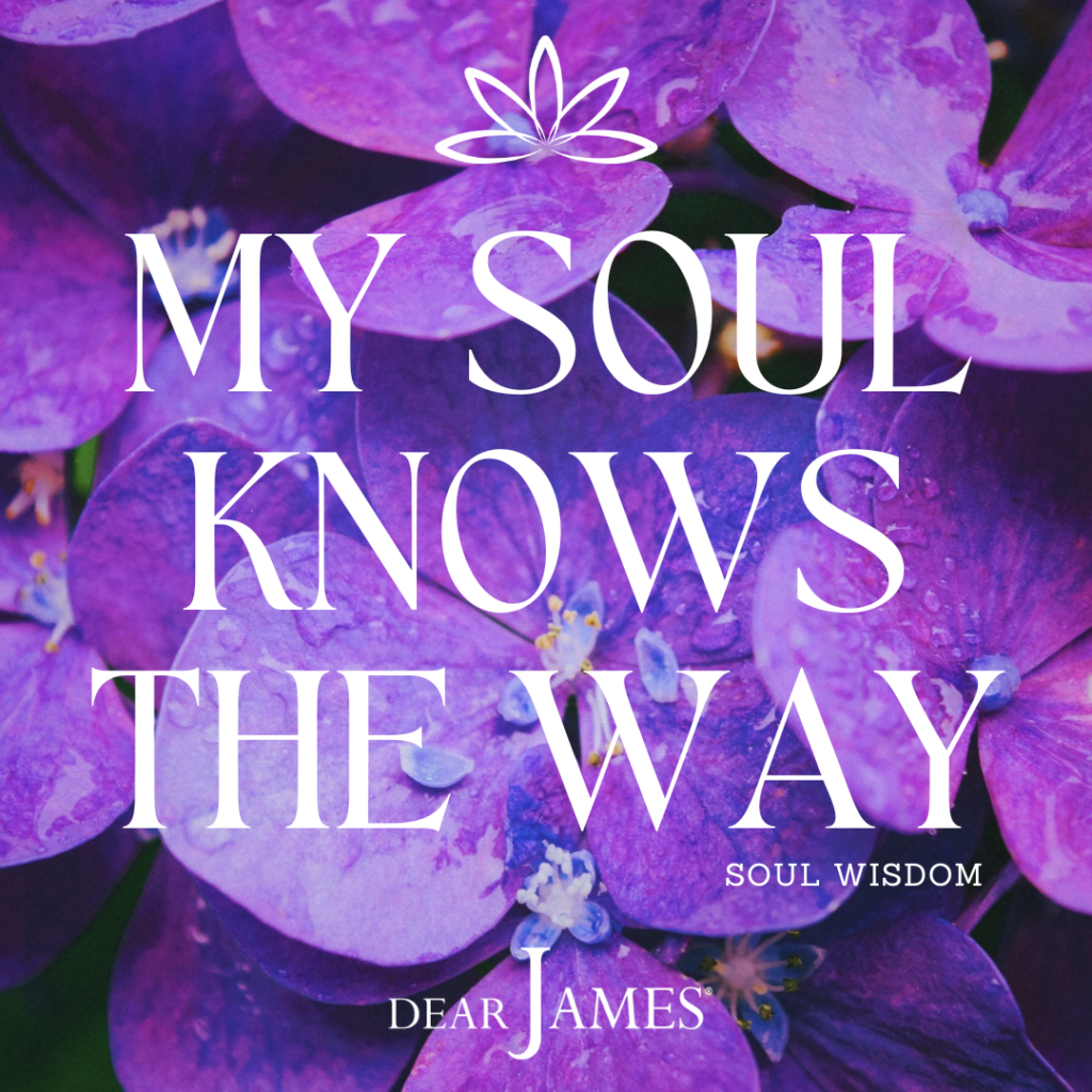 DearJames-Inspiration-Poster-MY-SOUL-KNOWS-THE-WAY-Soul-Wisdom