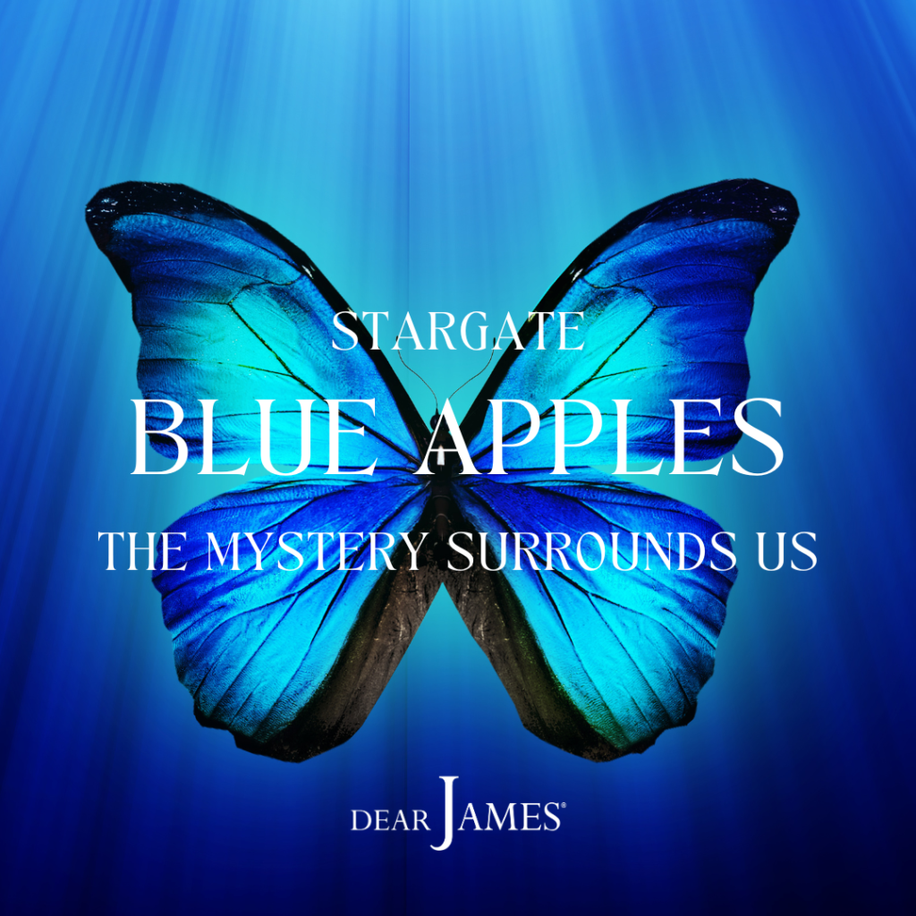 DearJames-Inspiration-Poster-STARGATE-BLUE-APPLES-THE-MYSTERY-SURROUNDS-US-Soul-Wisdom